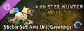 Monster Hunter Wilds - Sticker Set: Avis Unit Greetings
