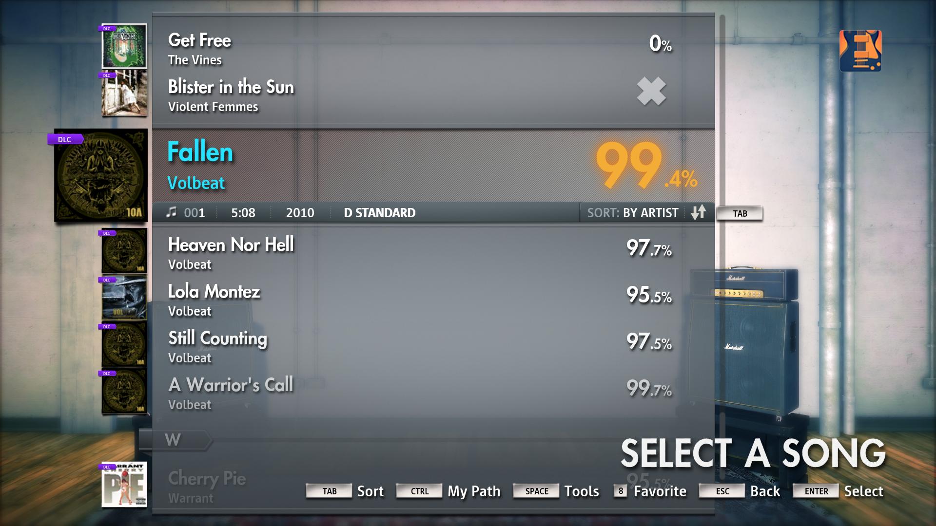 Rocksmith 2014 - Volbeat -Fallen screenshot 1