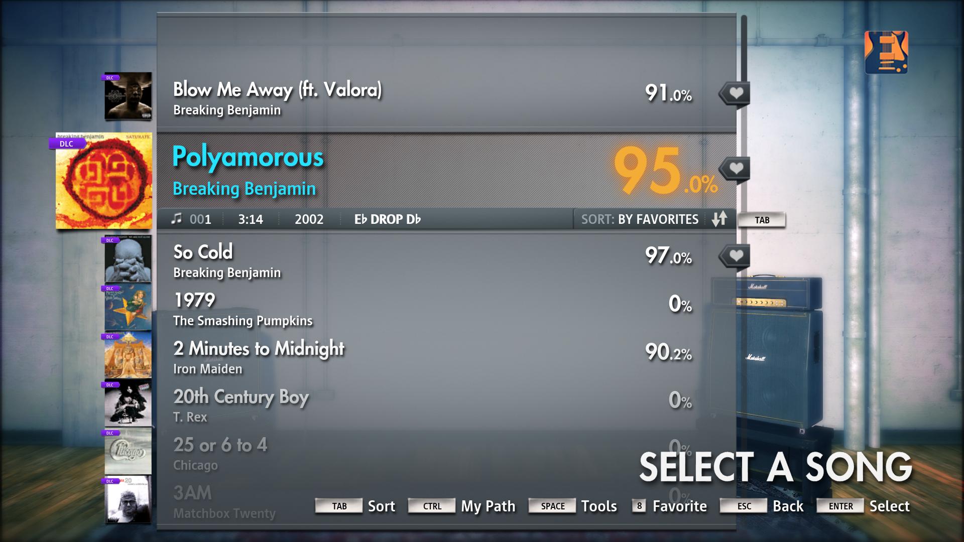 Rocksmith 2014 - Breaking Benjamin - Polyamorous screenshot 3