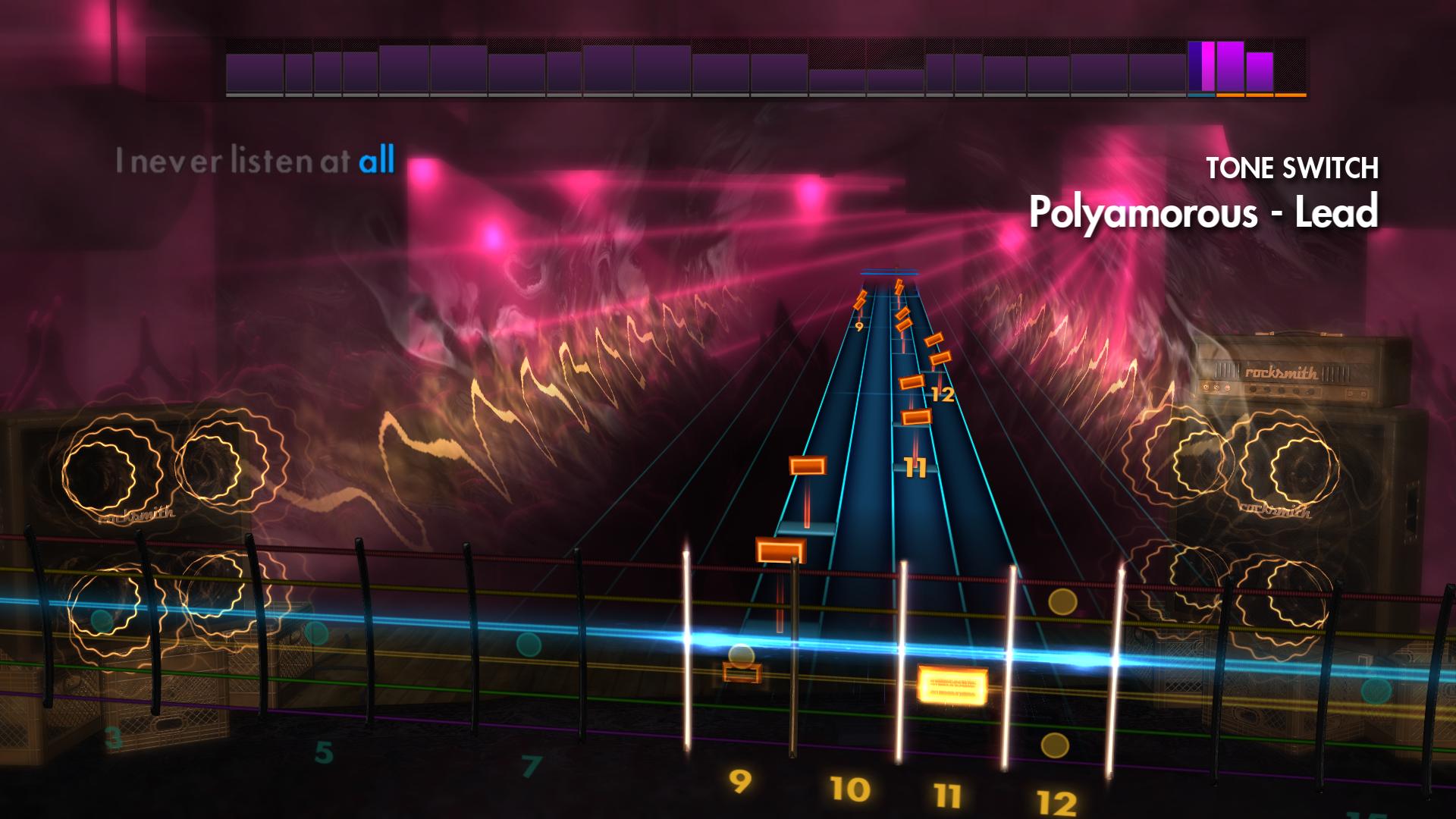 Rocksmith 2014 - Breaking Benjamin - Polyamorous screenshot 2