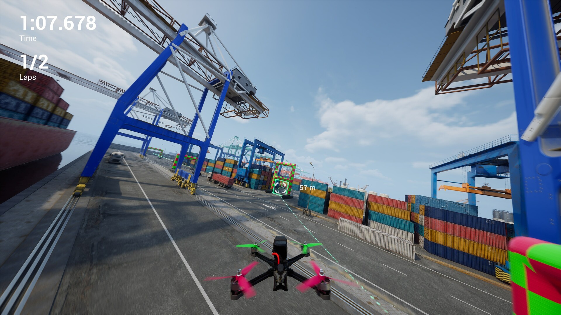 ACRODRIFT FPV Drone Simulator gameplay screenshot 1