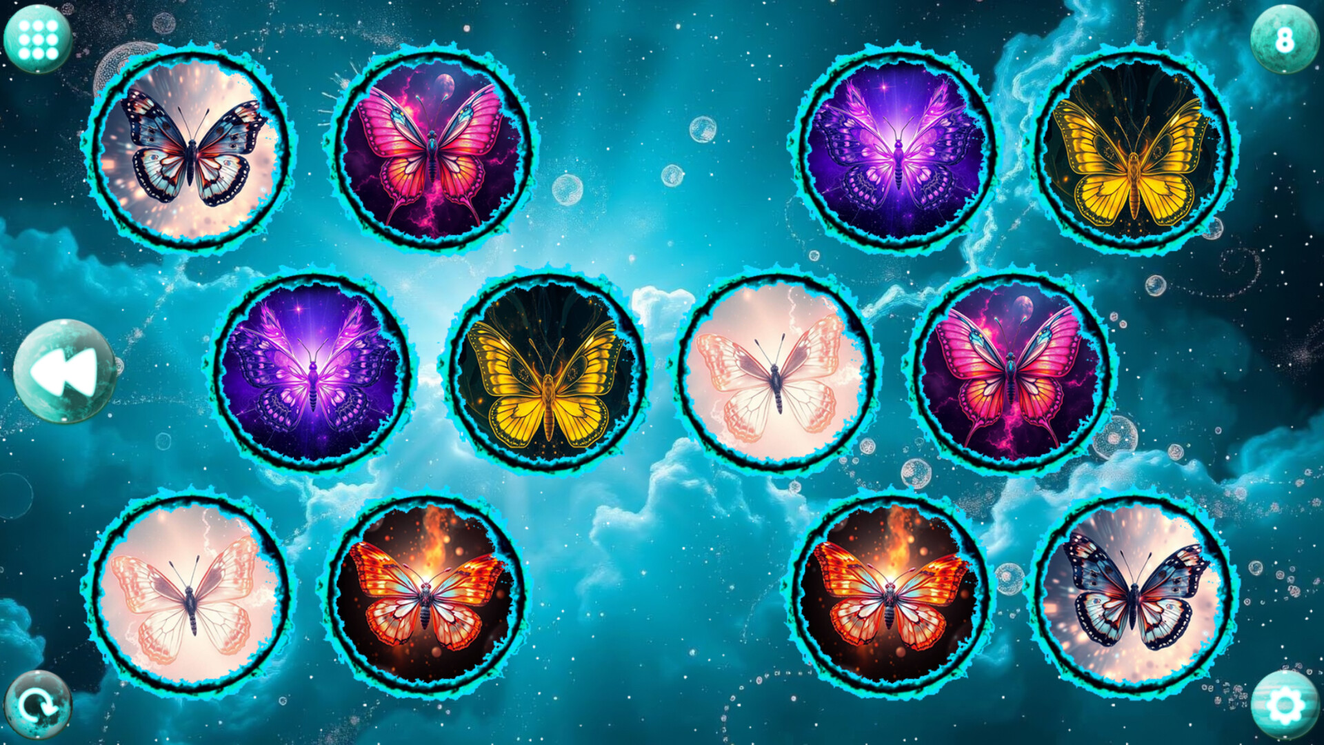 Space Memory: Butterflies screenshot 5