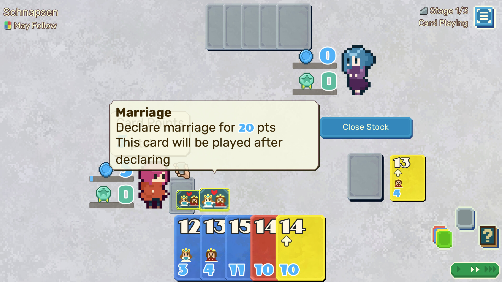 Trick-Taking Rogue screenshot 2