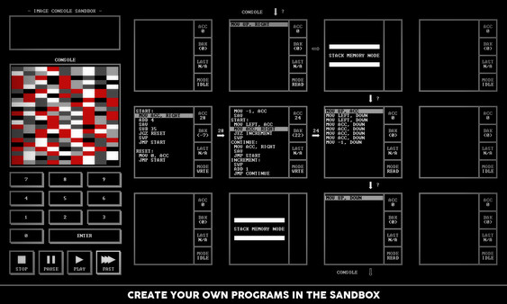 TIS-100 のスクリーンショット