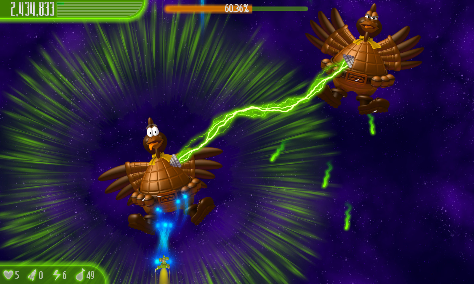 Chicken Invaders 4 - Easter Edition screenshot 3