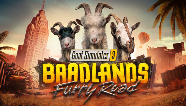 Save 20% on Goat Simulator 3 – Baadlands: Furry Road on Steam