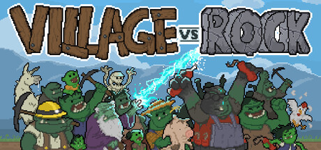 Village vs Rock — Steam header