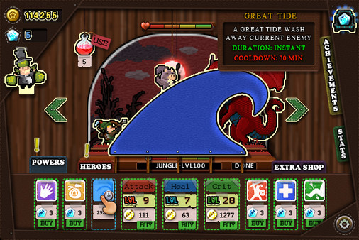 Tap Heroes screenshot