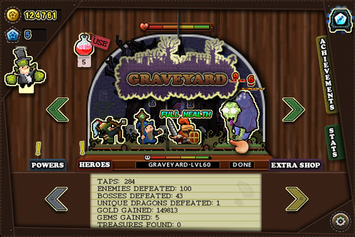 Tap Heroes screenshot