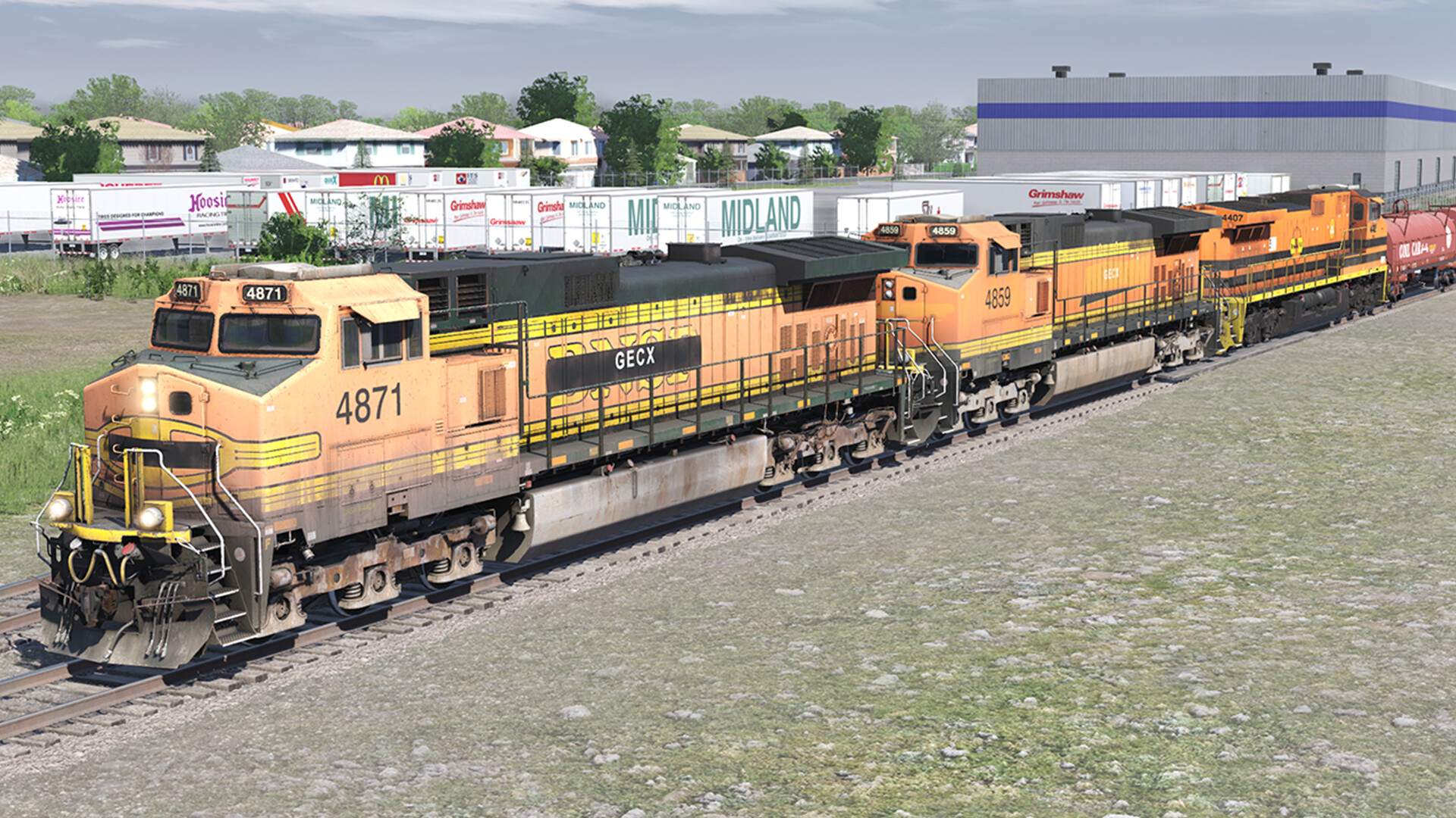 GEC PX4　 2本 GECX C44-9W EX-BNSF 4772-4877 | Trainz Store