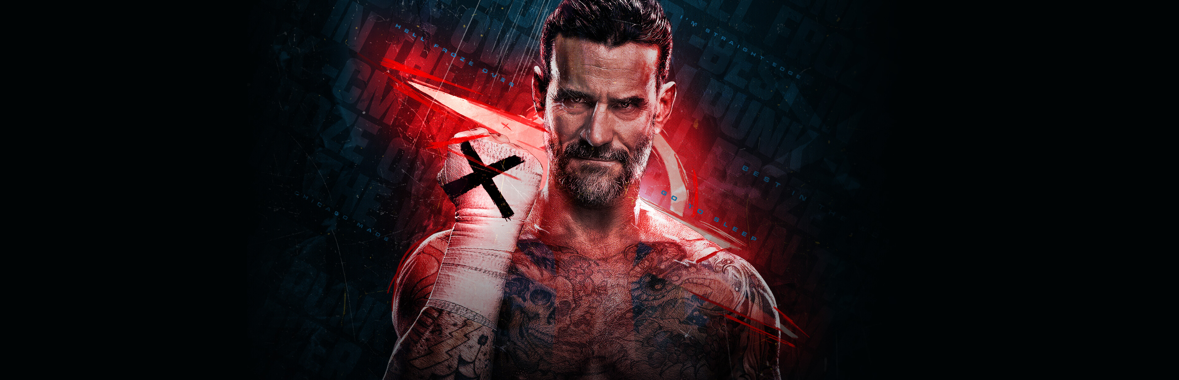 Steam store banner/background art for WWE 2K26