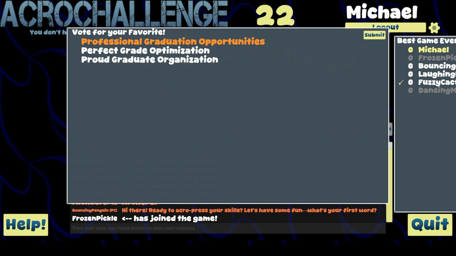 AcroChallenge screenshot 2