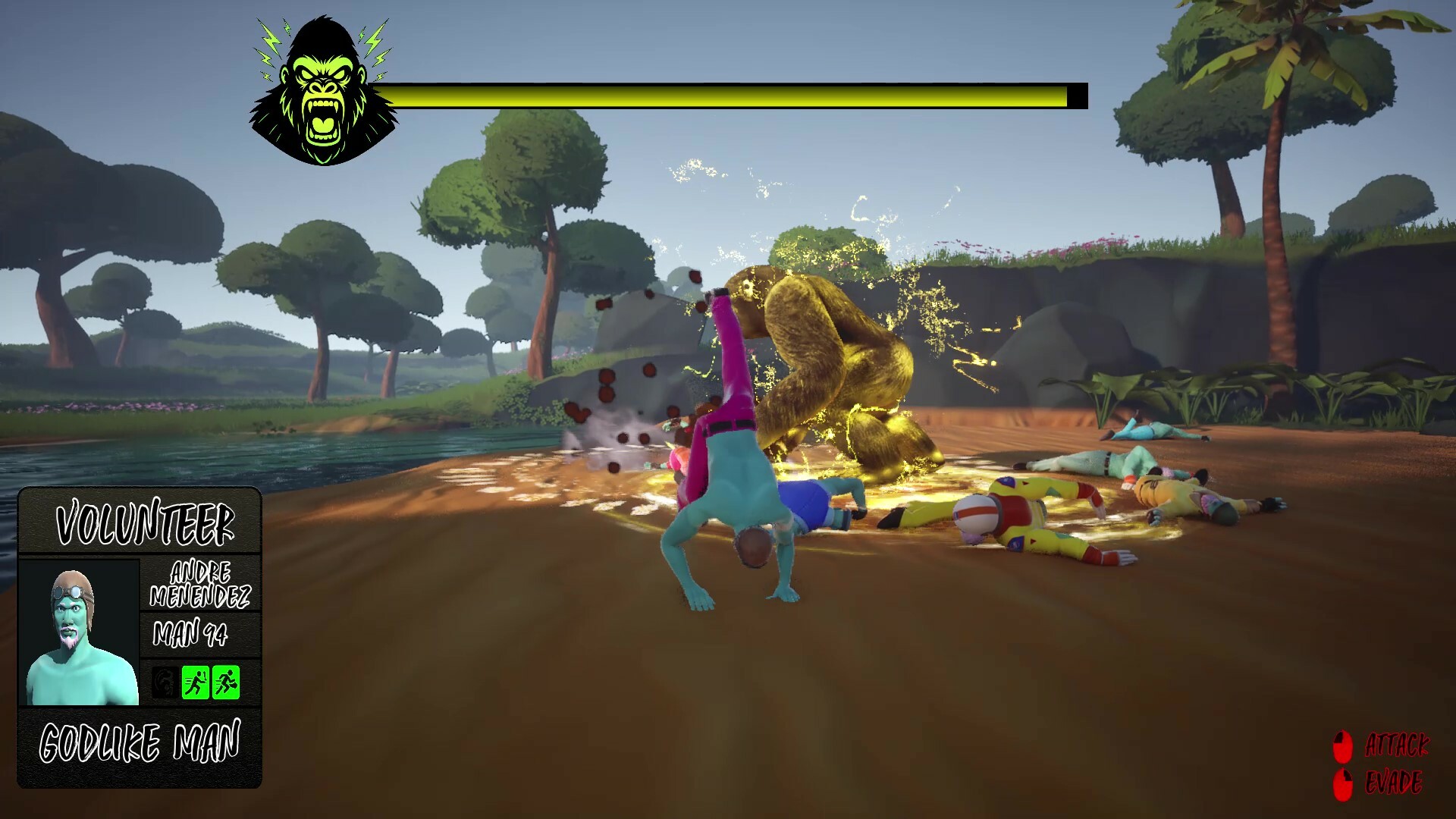100 MEN VS GORILLA screenshot 6