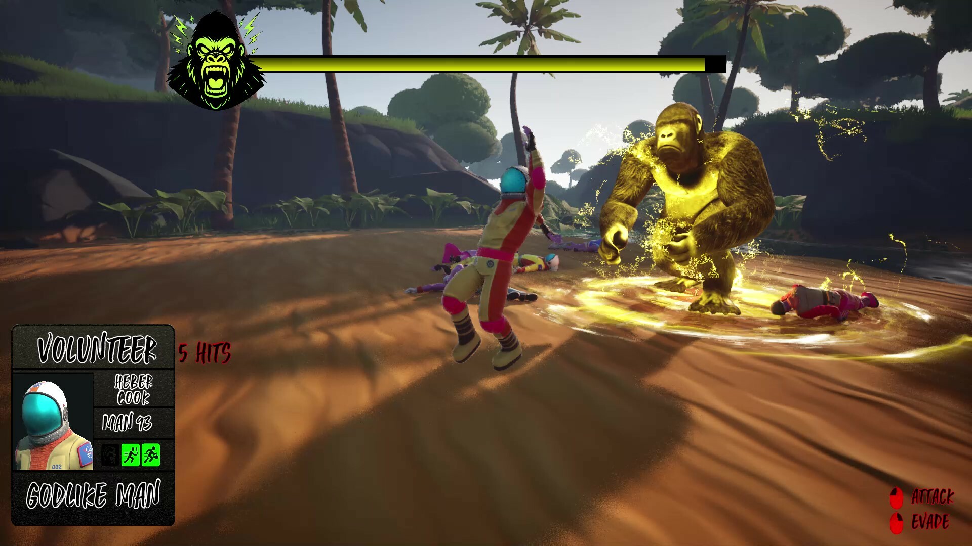100 MEN VS GORILLA screenshot 5