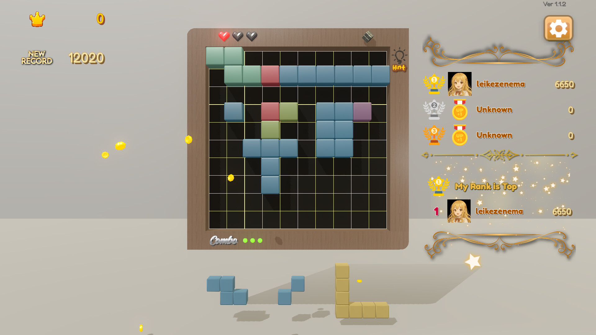 Bricks 10x10 screenshot 3