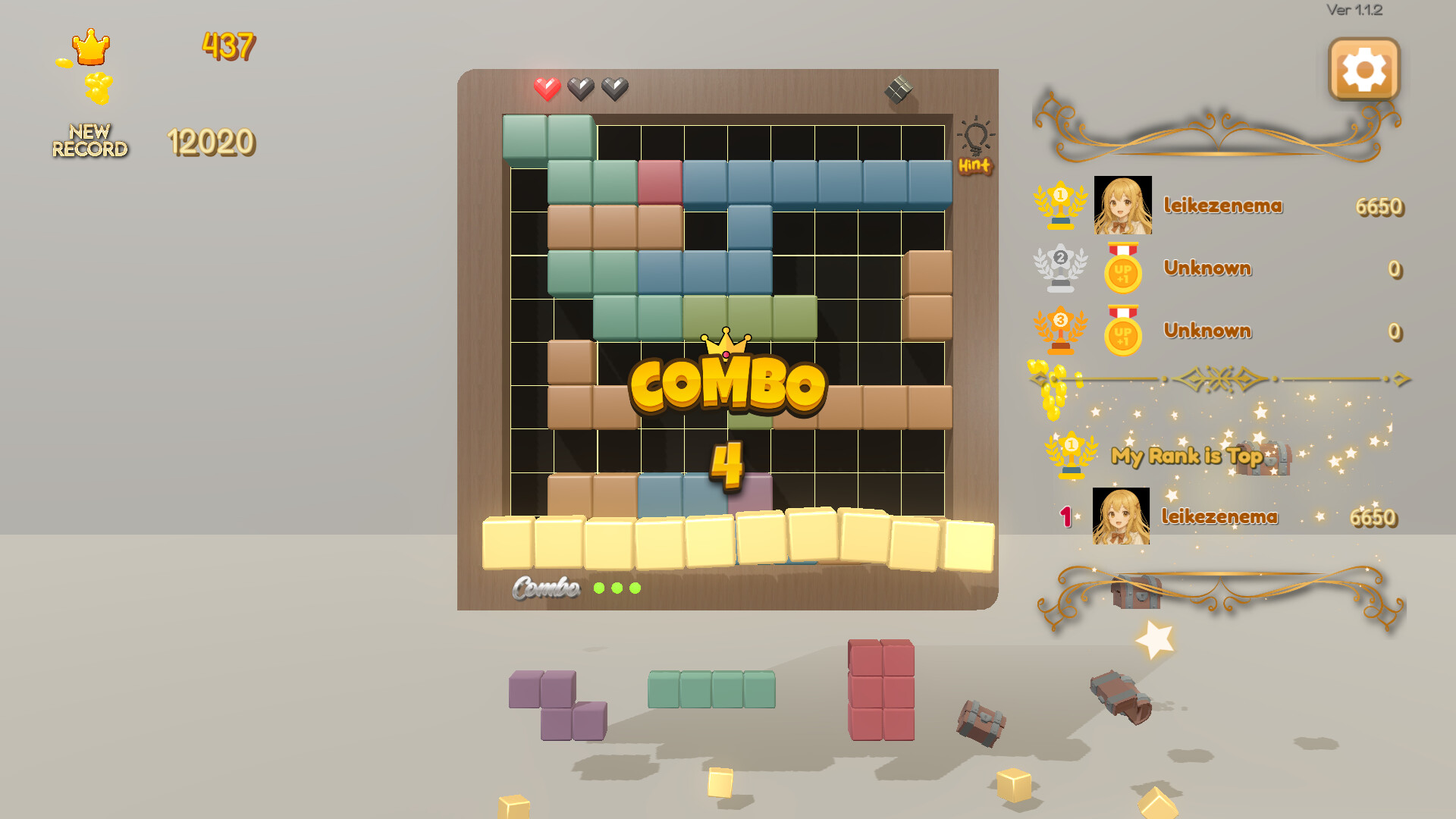 Bricks 10x10 screenshot 4