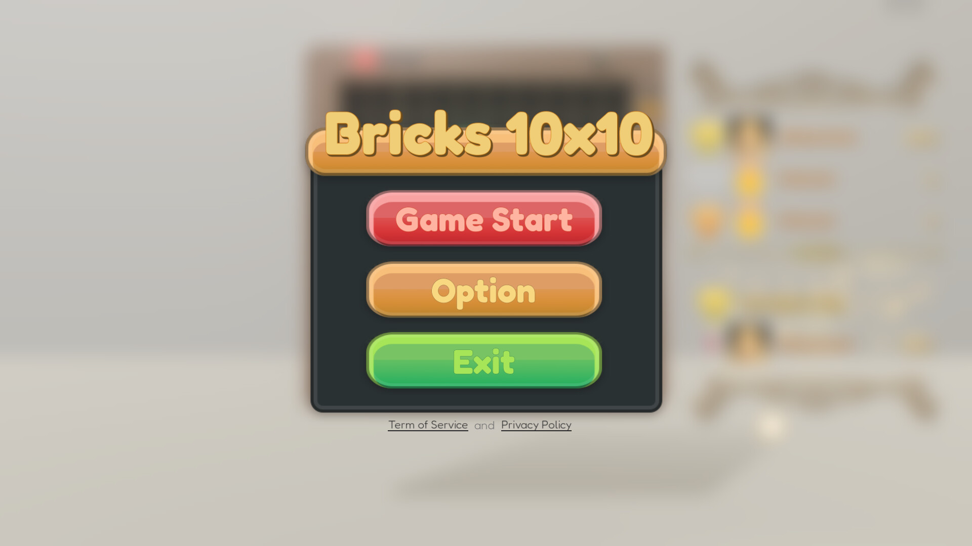 Bricks 10x10 screenshot 1