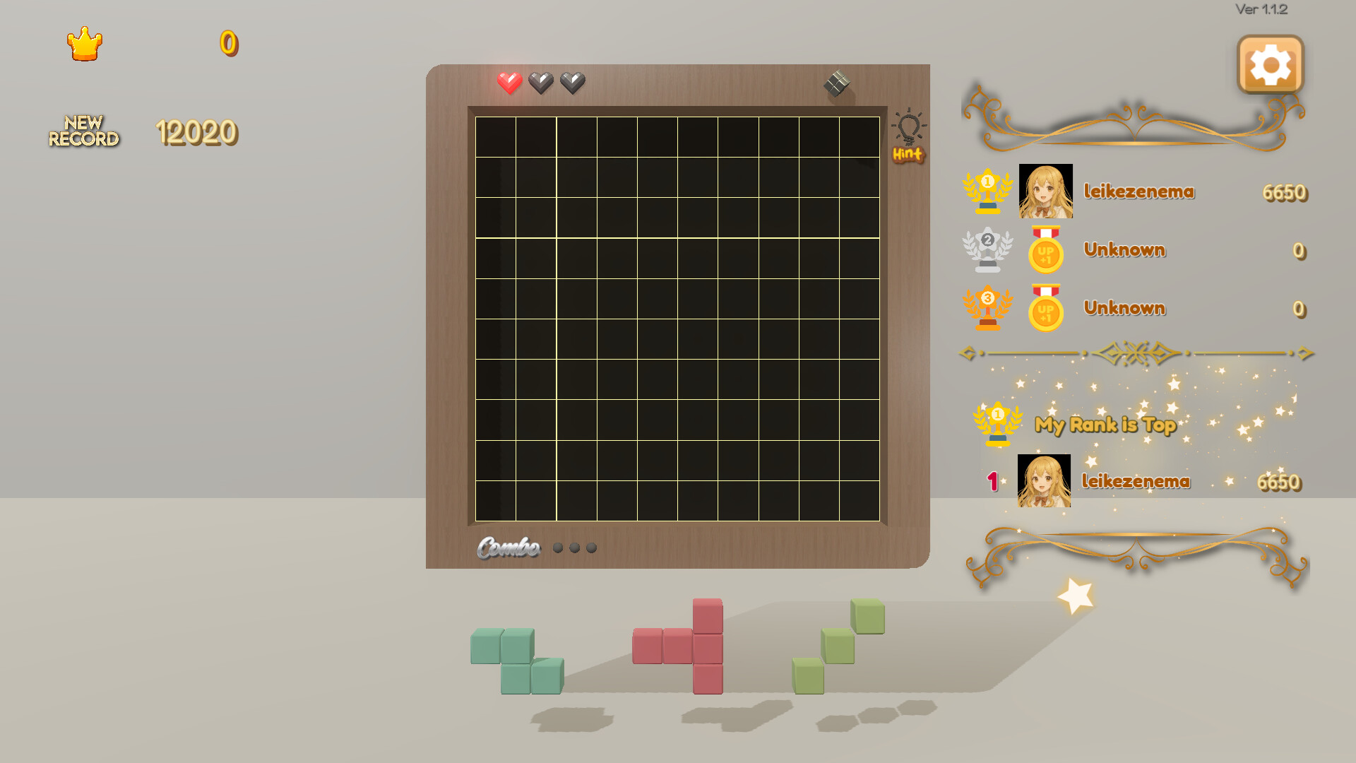 Bricks 10x10 screenshot 2