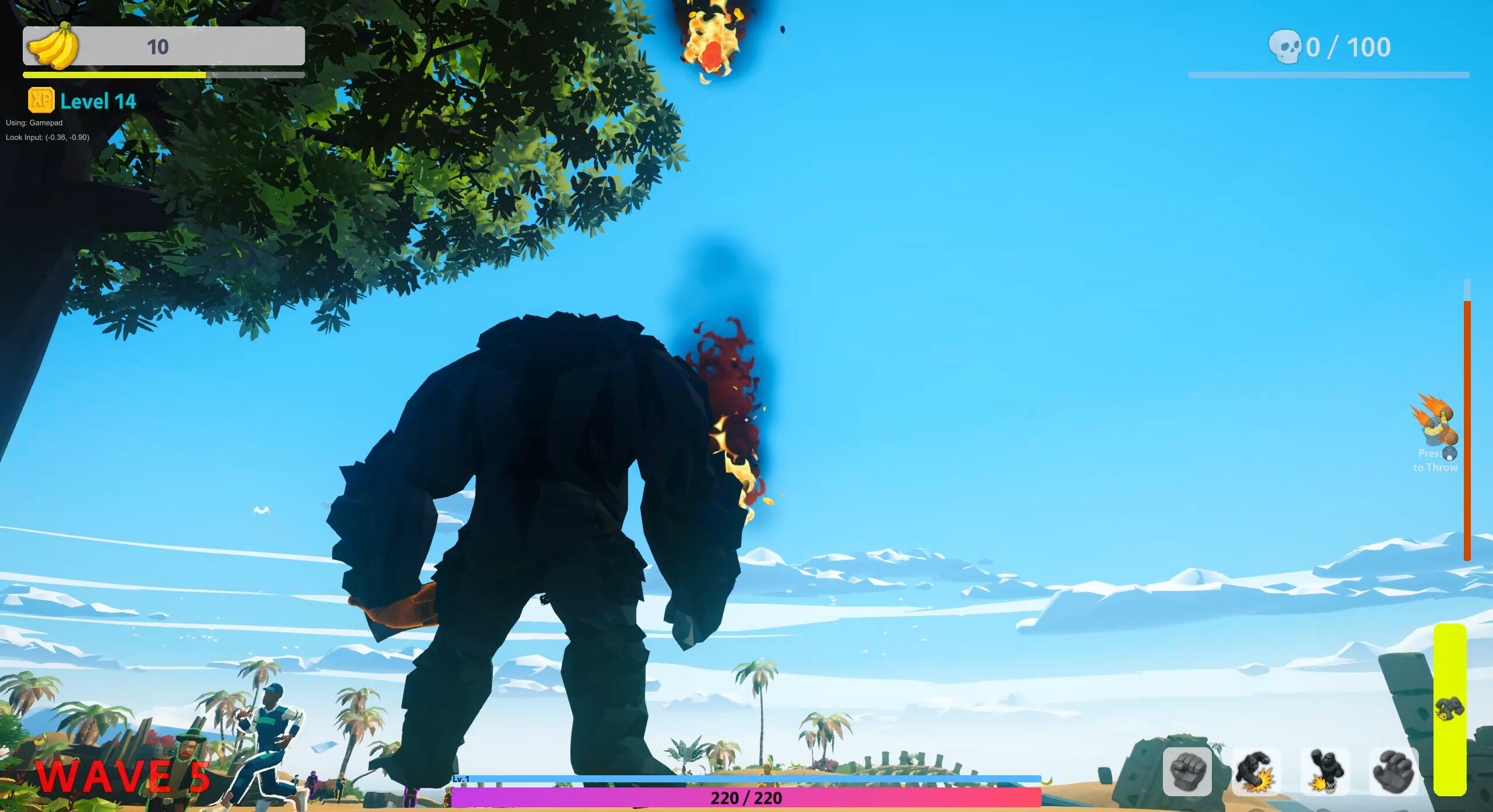 The Showdown: Gorilla vs 100 screenshot 7