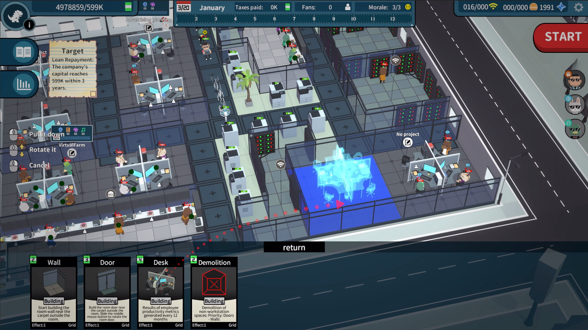 Overwork Empire screenshot 1