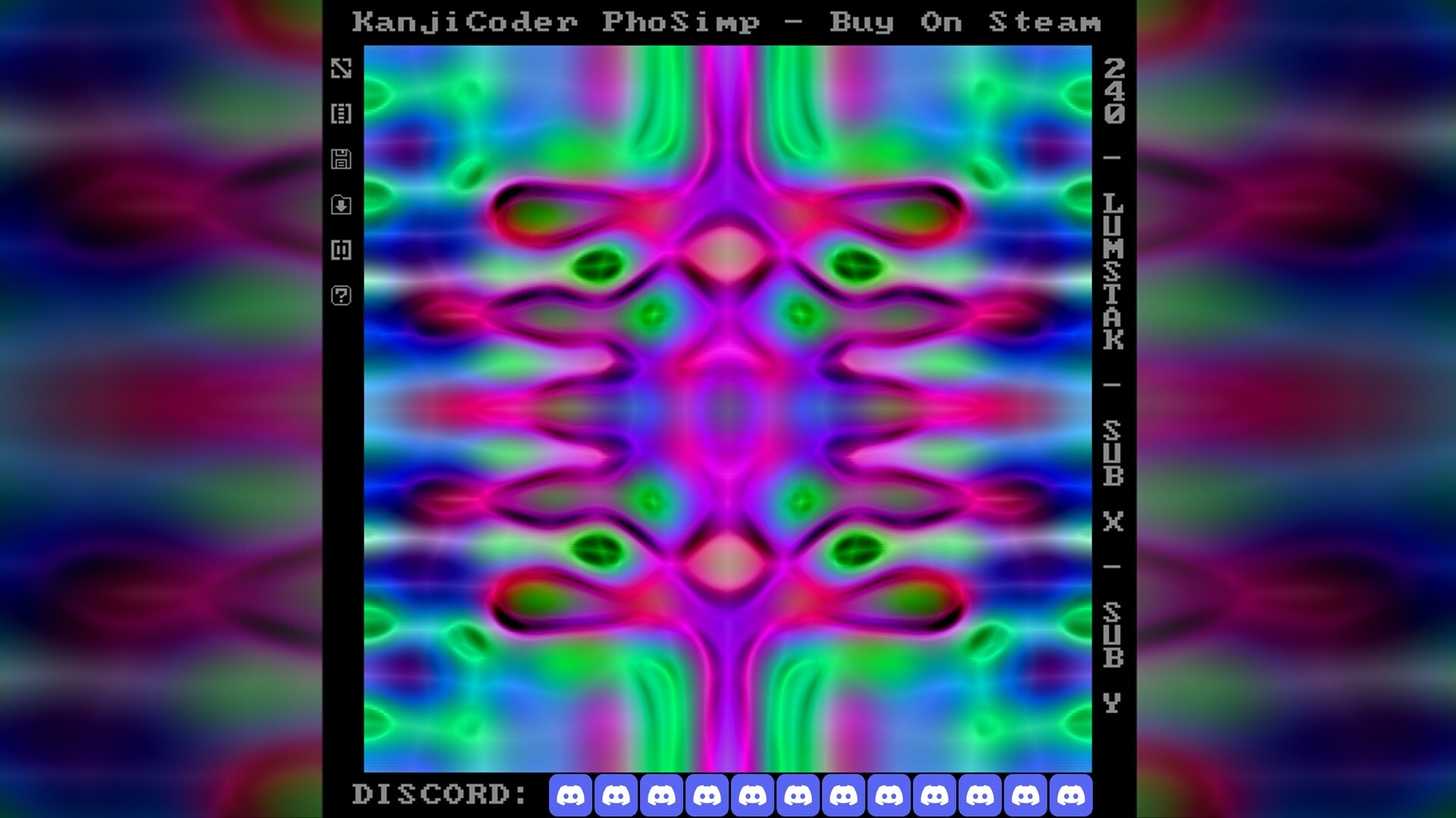 PHOSIMP screenshot 2