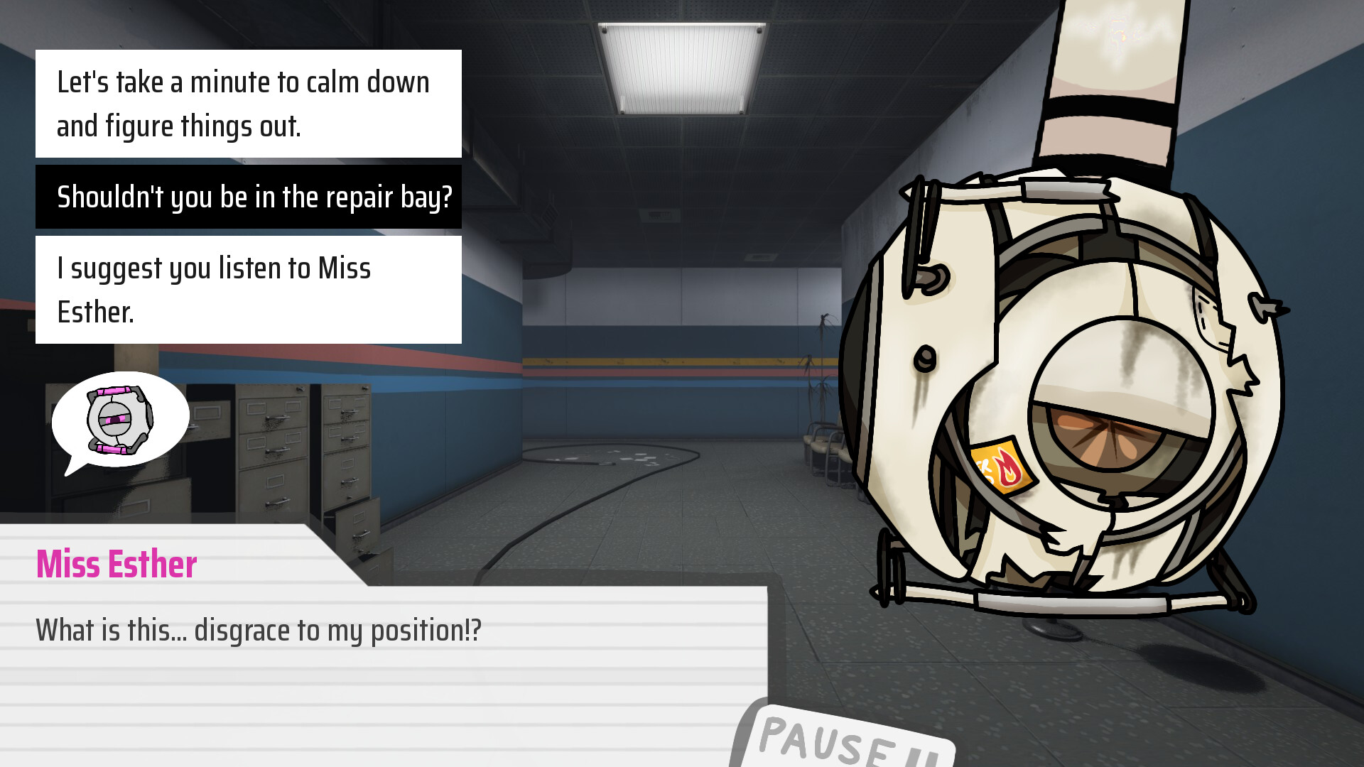 Aperture Dating Simulator screenshot 3