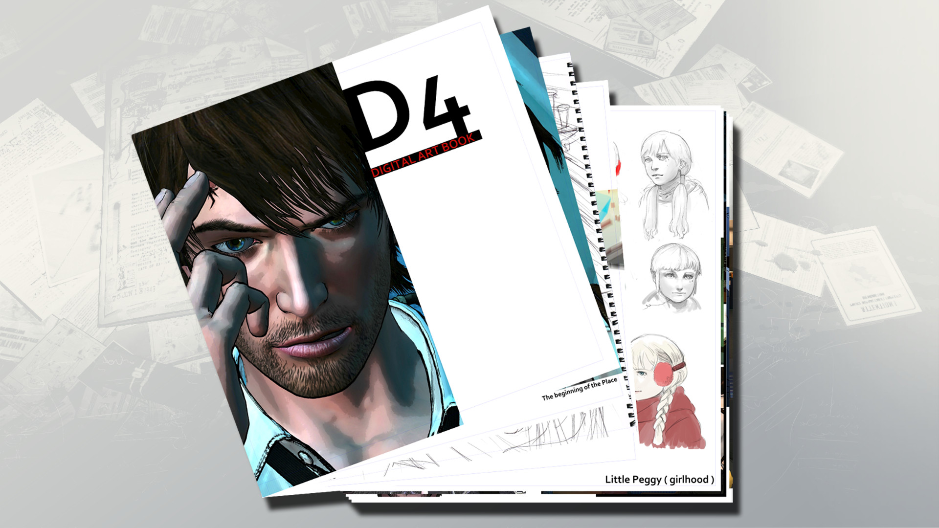 D4: Special Art Book screenshot 1