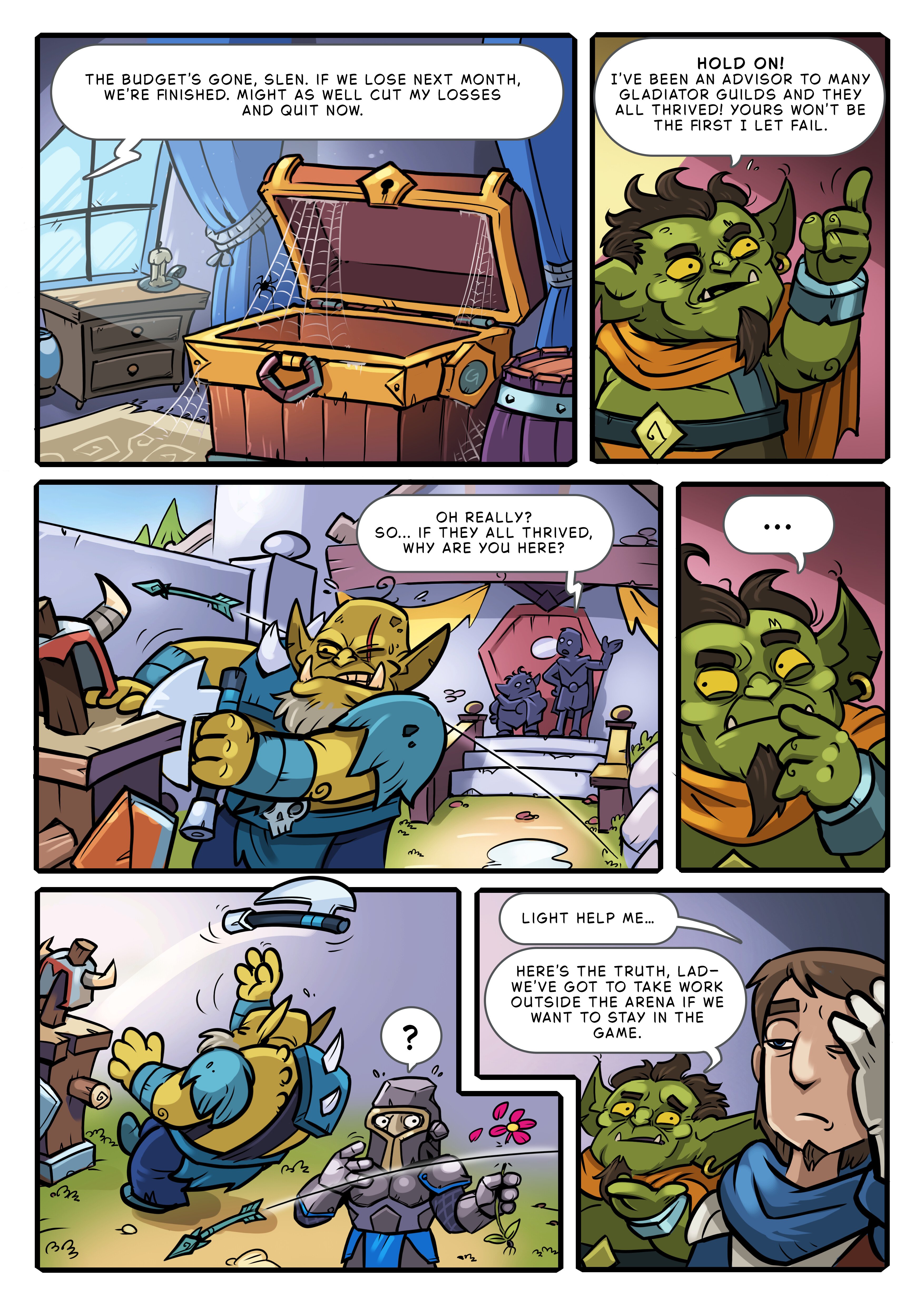 Gladiator Guild Manager – The Price of Glory (Comic Book) screenshot 4