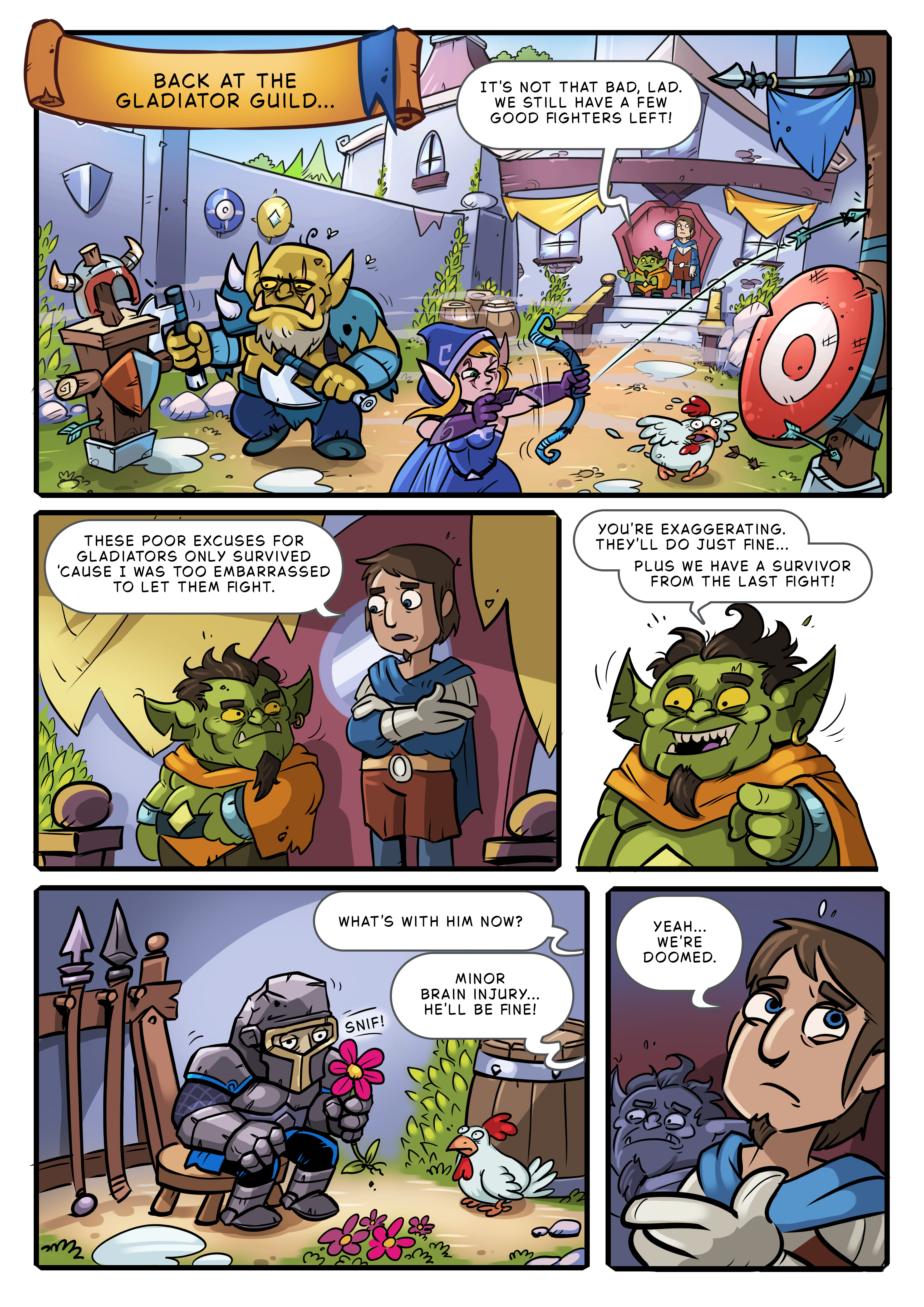 Gladiator Guild Manager – The Price of Glory (Comic Book) screenshot 3