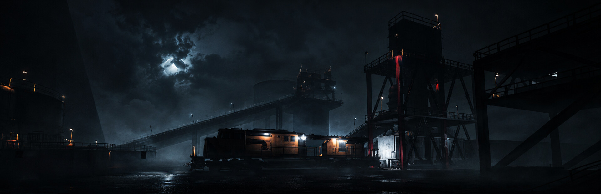 Night Shift at the Cement Plant