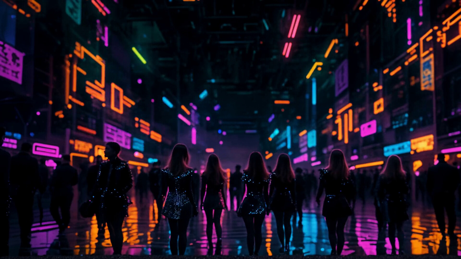 AI-VJ - Dancing Crowds Visuals screenshot 8