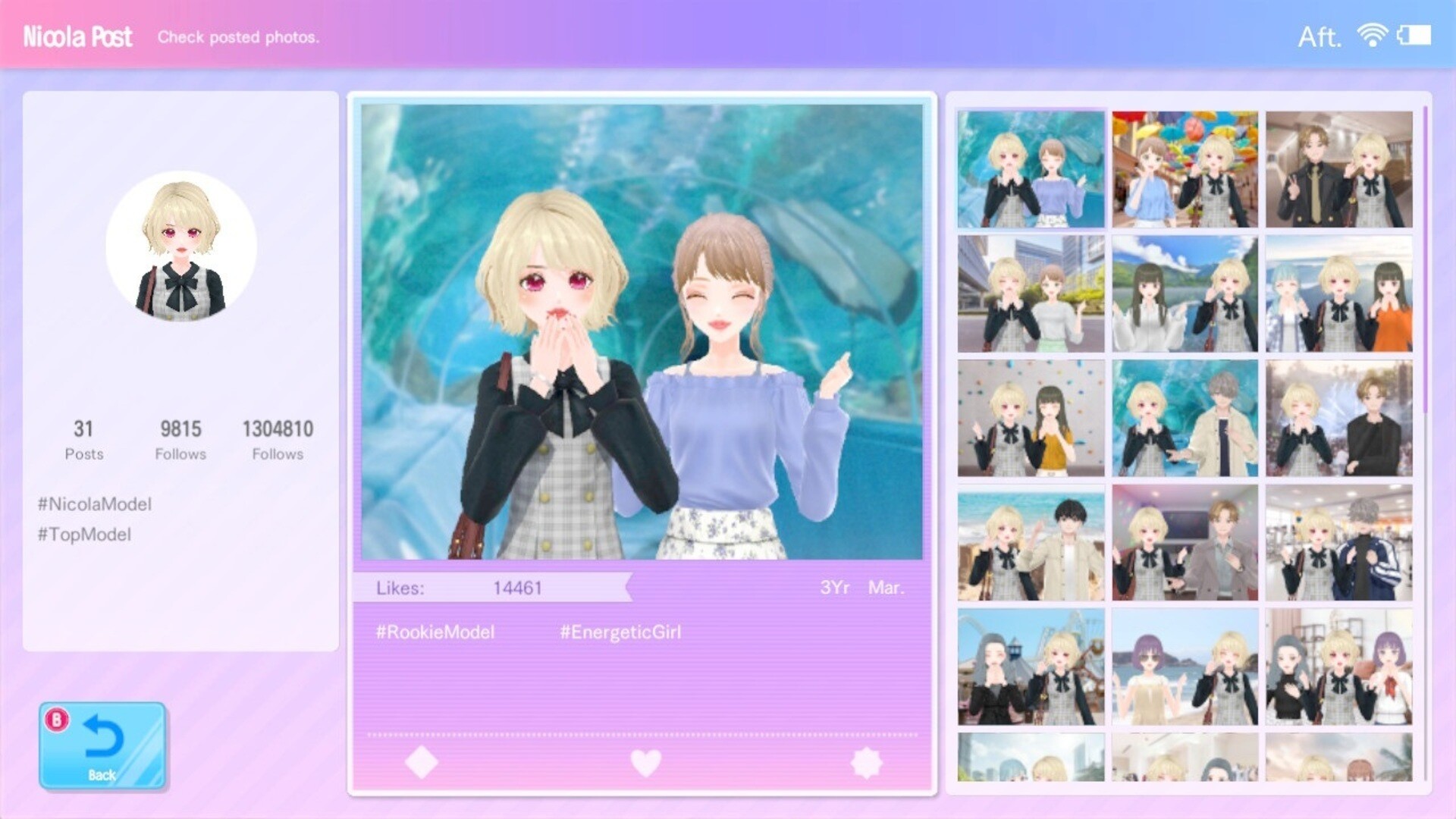 MODEL Debut3 #nicola screenshot 7