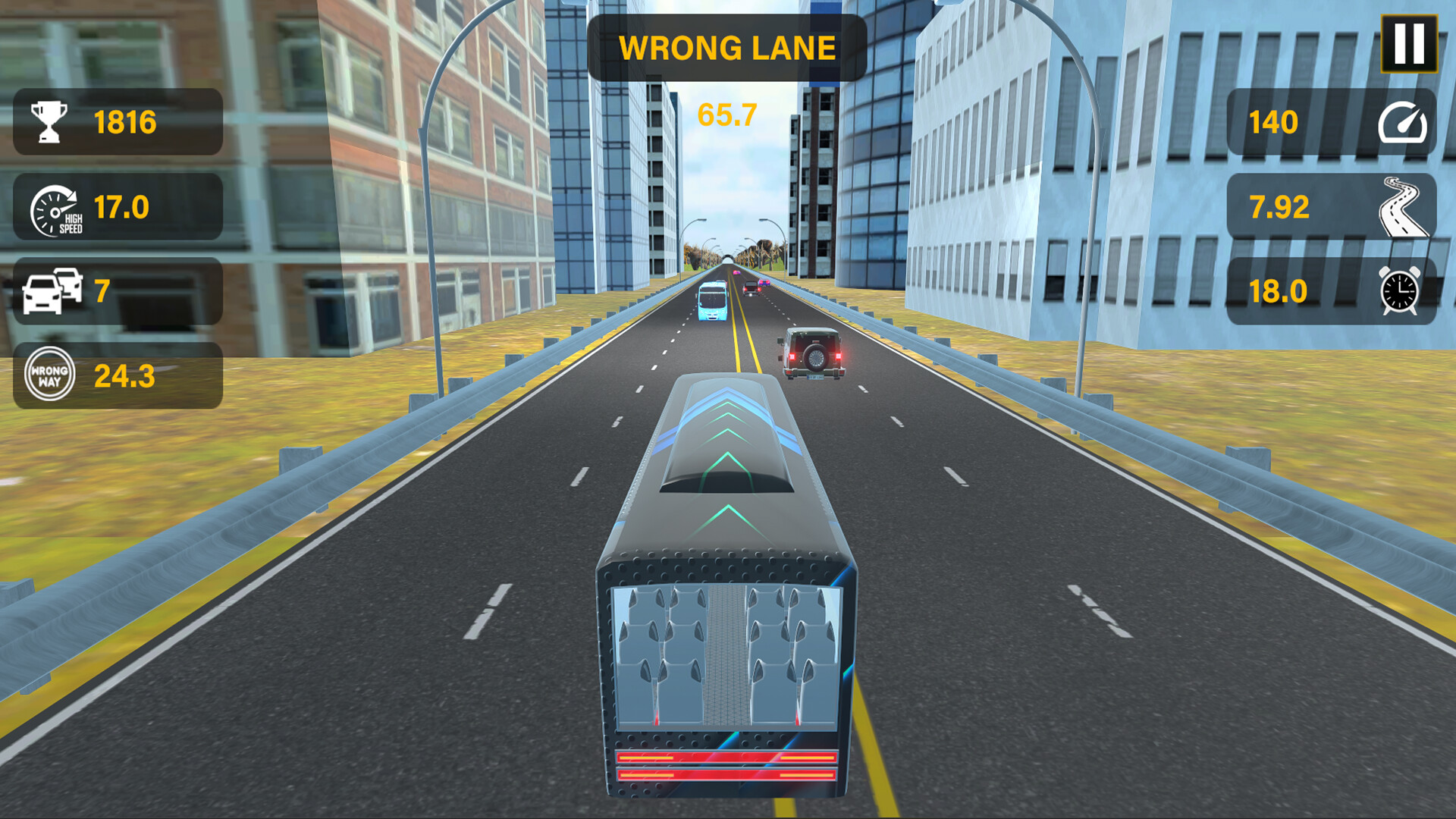 Highway Bus Rush screenshot 16
