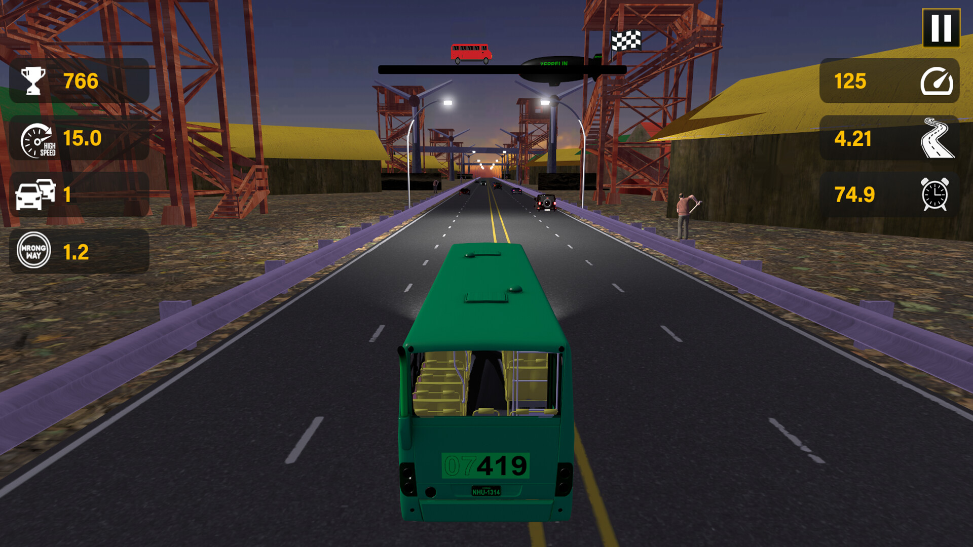 Highway Bus Rush screenshot 9