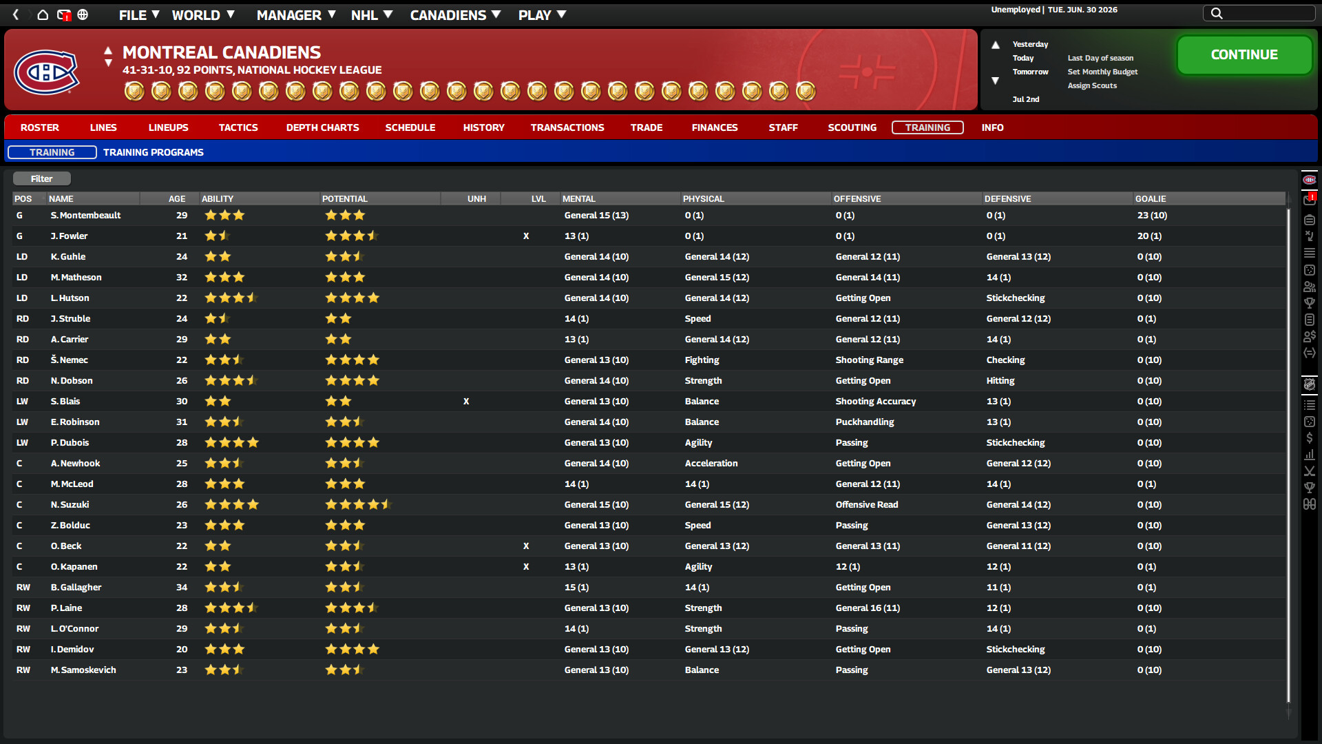 Franchise Hockey Manager 12 - PC Game Screenshot