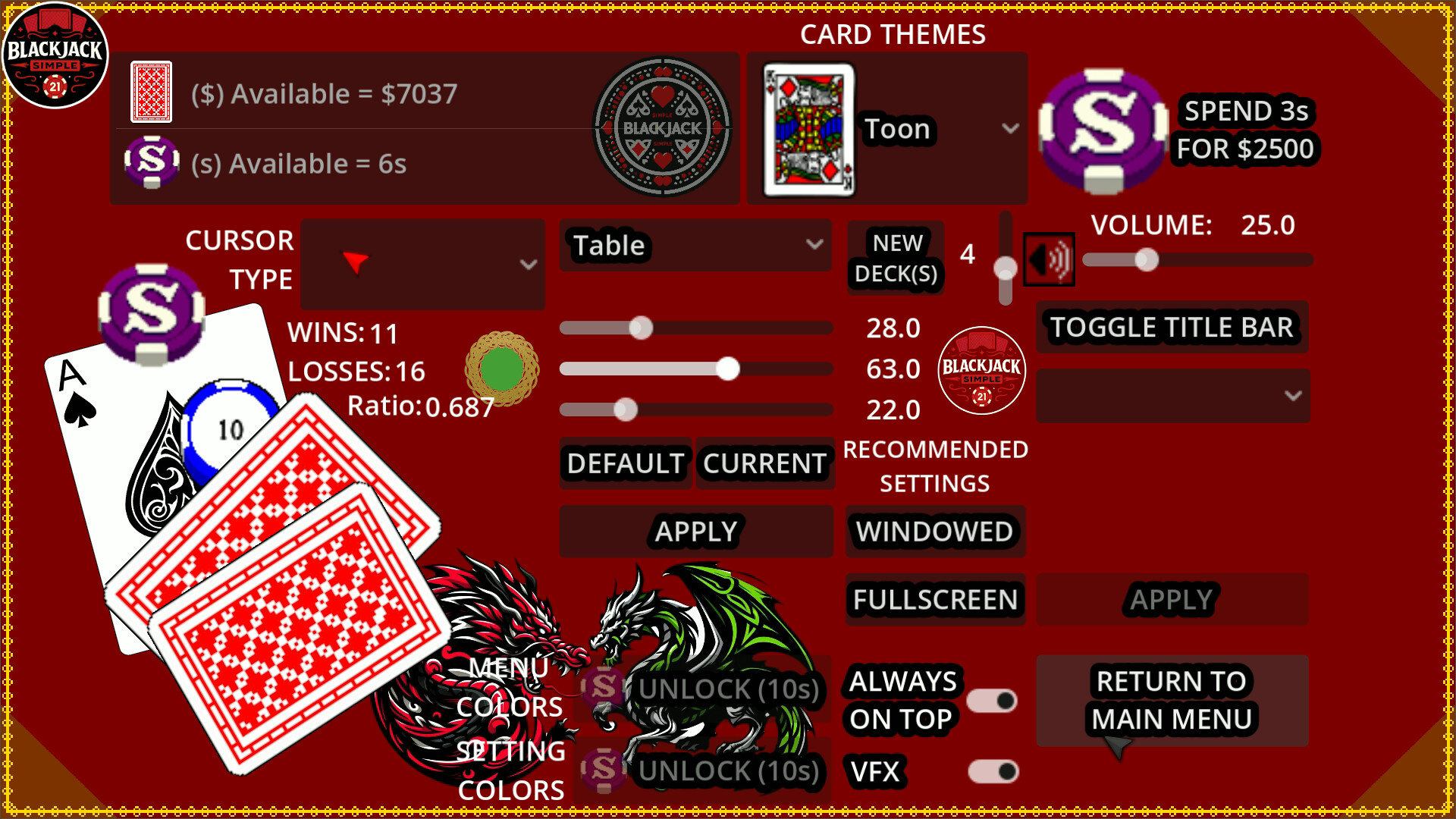 Blackjack Simple screenshot 7