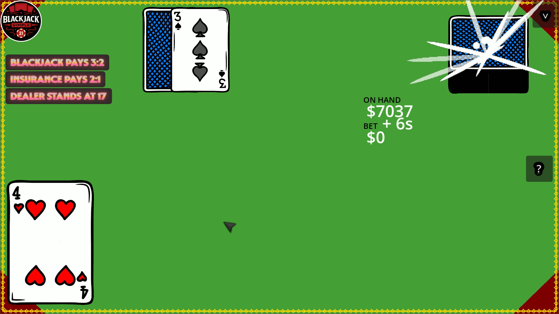 Blackjack Simple screenshot 6