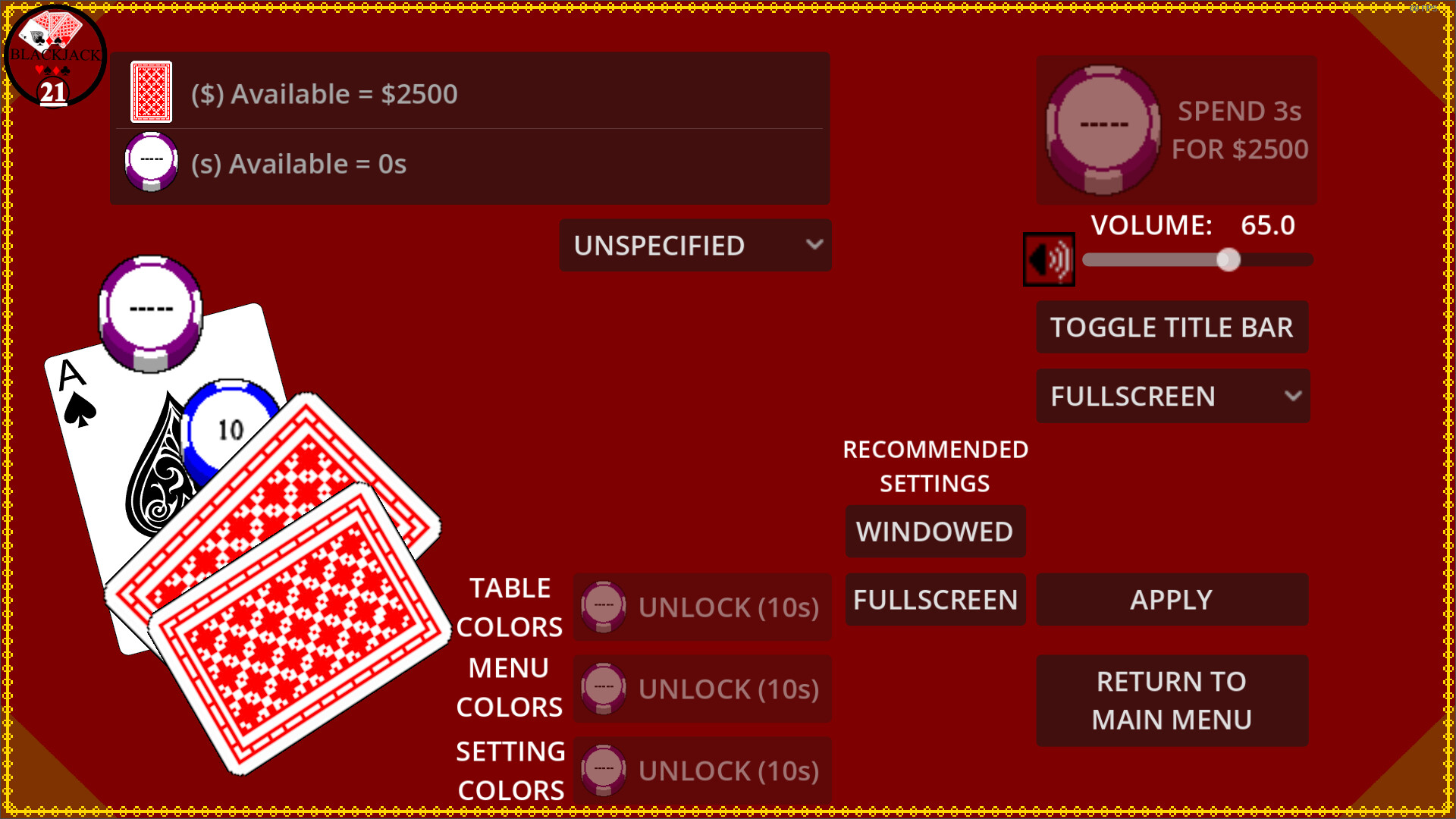 Blackjack Simple screenshot 13
