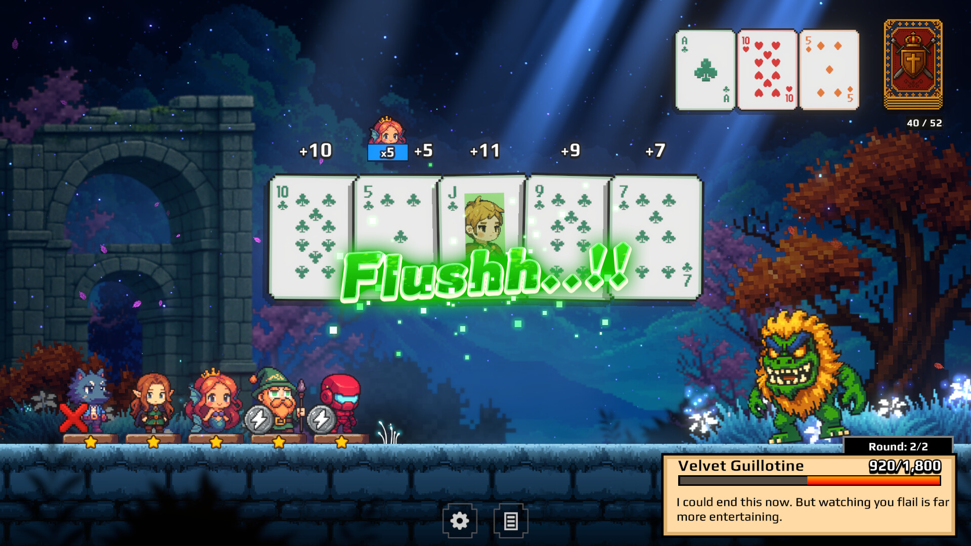 Politaire/Heroes screenshot 1