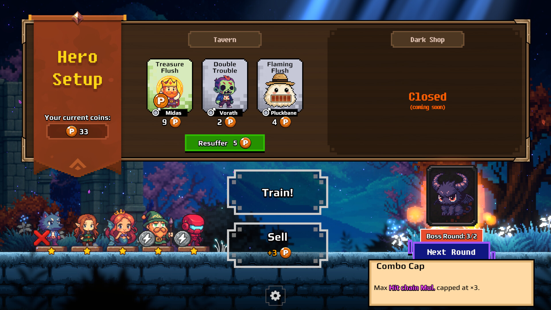 Politaire/Heroes screenshot 2