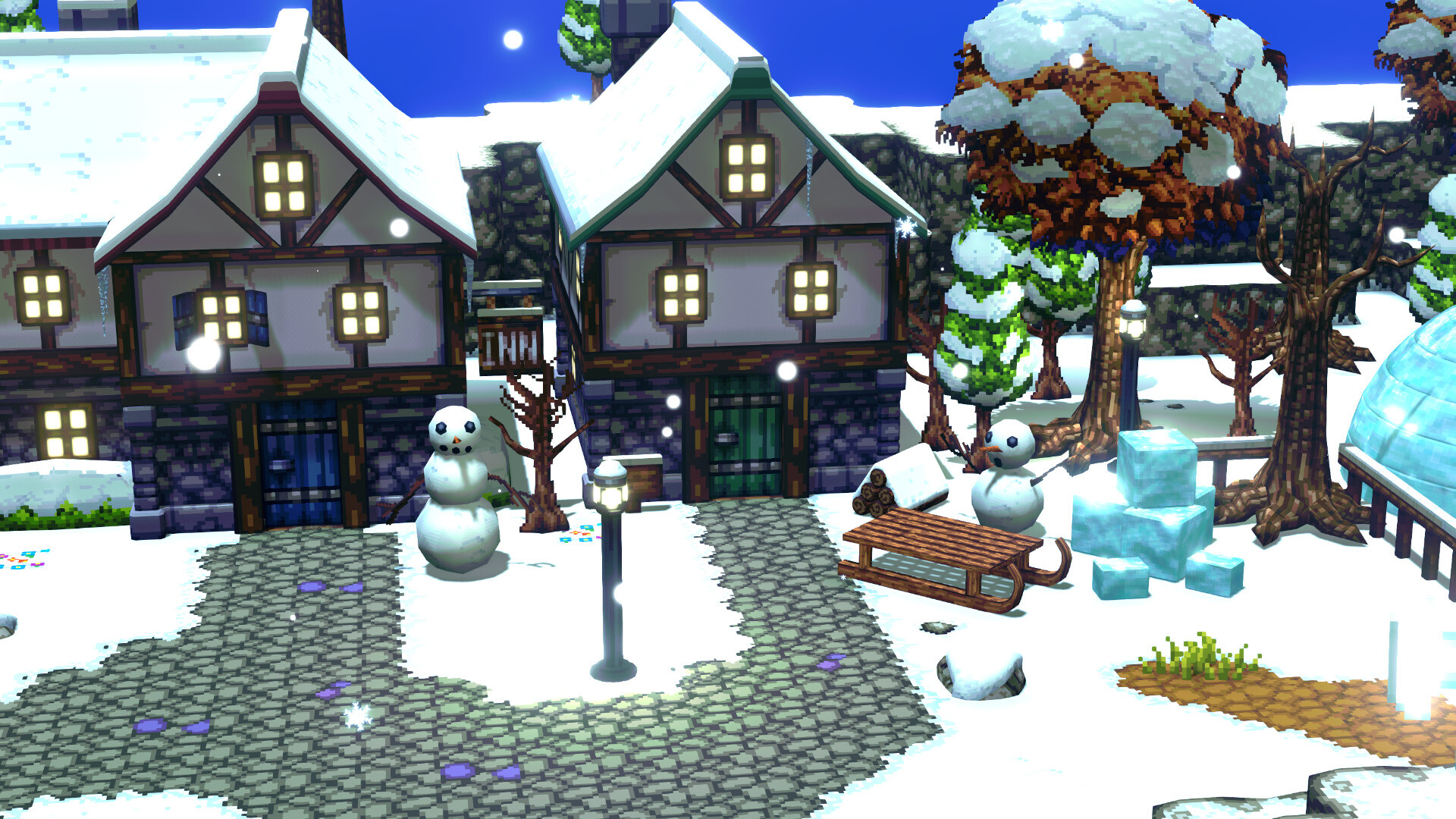 RPG Developer Bakin PixelScapes Winter Pack screenshot 2