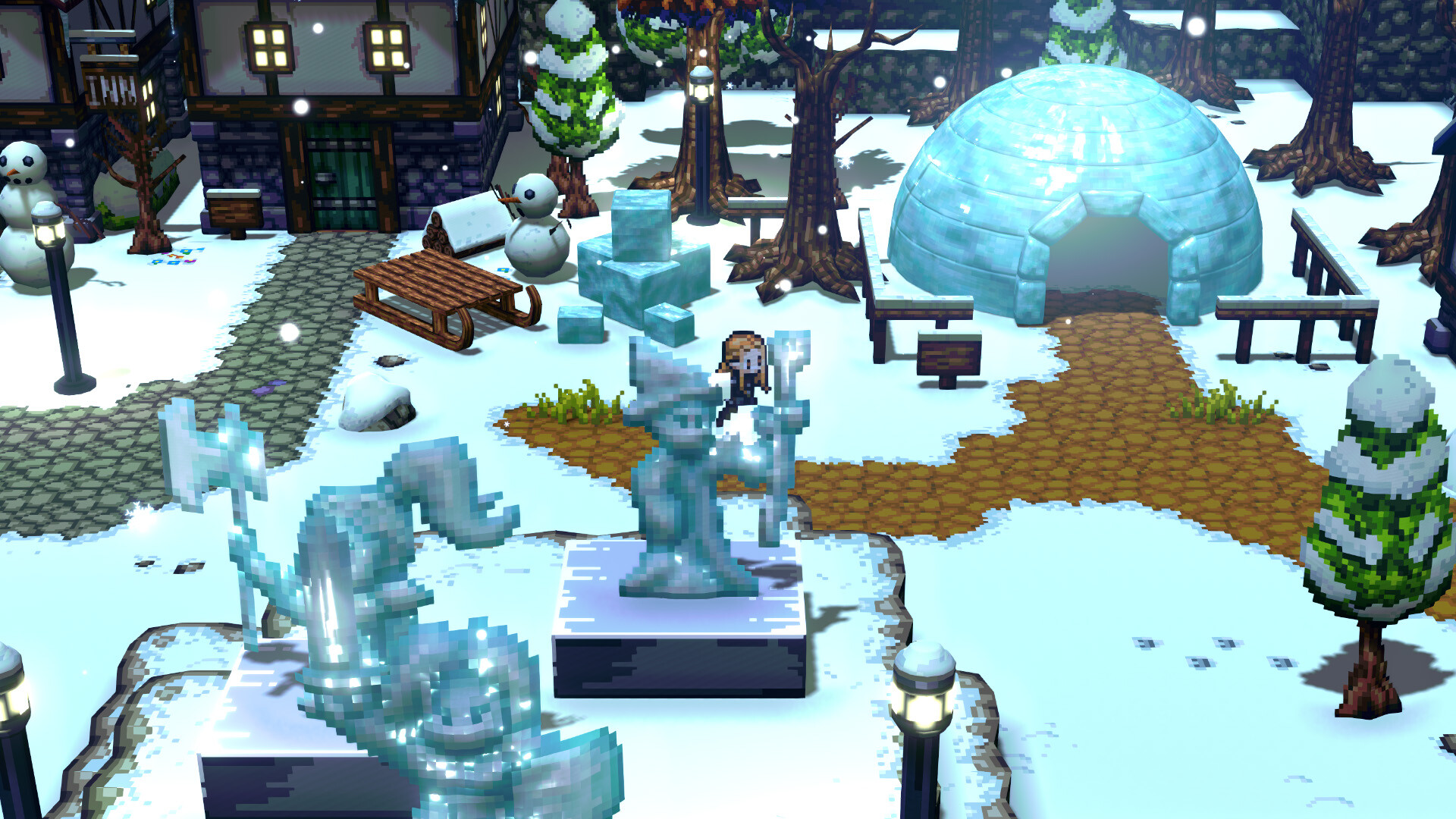 RPG Developer Bakin PixelScapes Winter Pack screenshot 1
