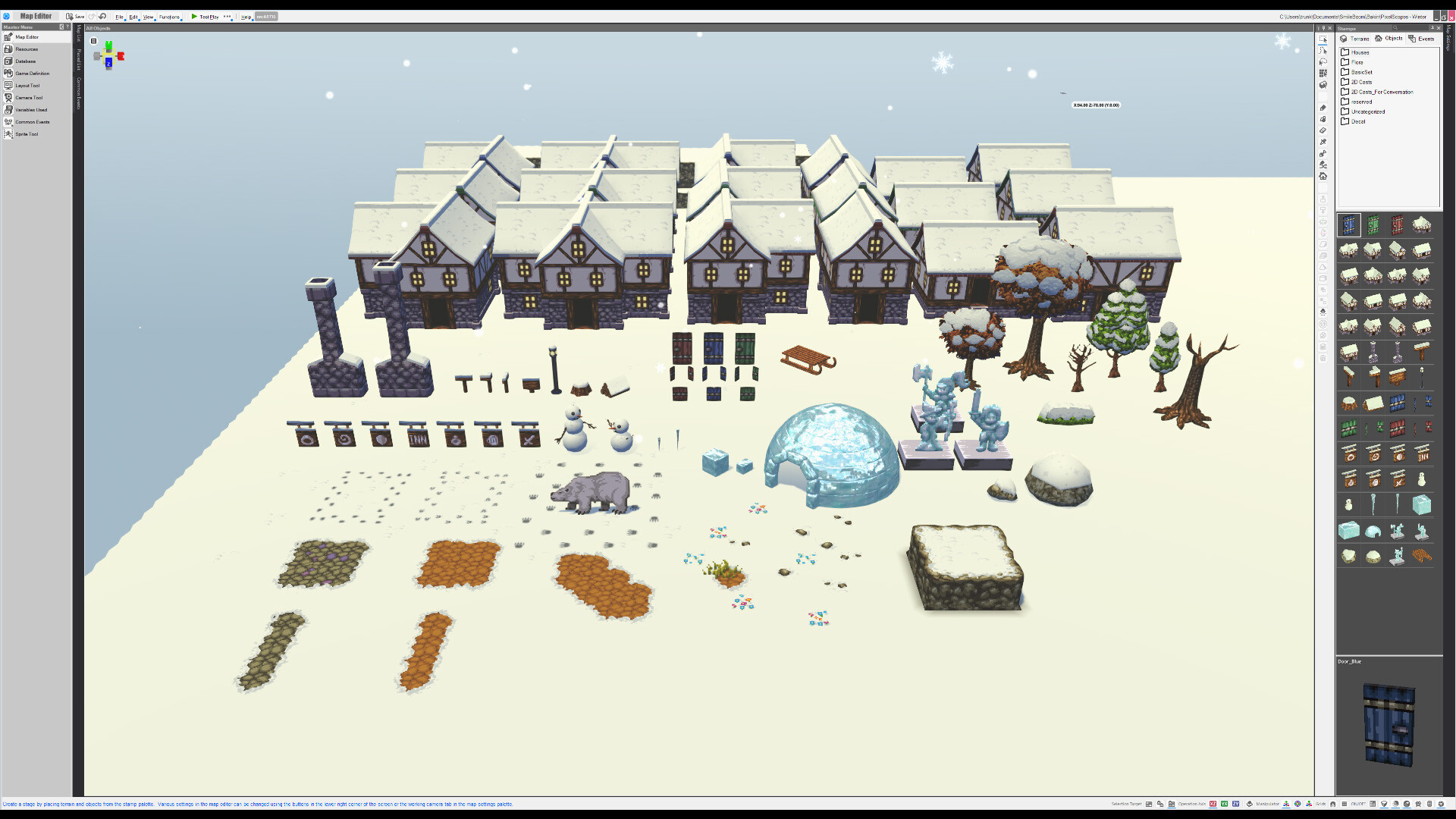 RPG Developer Bakin PixelScapes Winter Pack screenshot 5