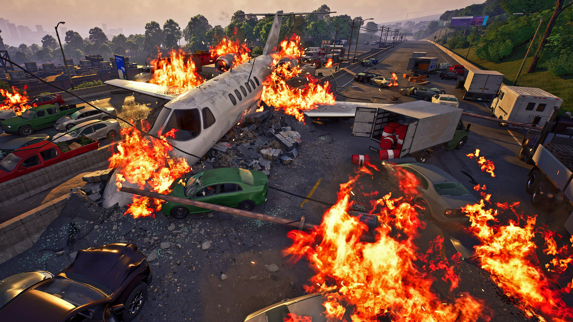 Firefighting Simulator Ignite Motor Vehicle Accident gameplay screenshot 3
