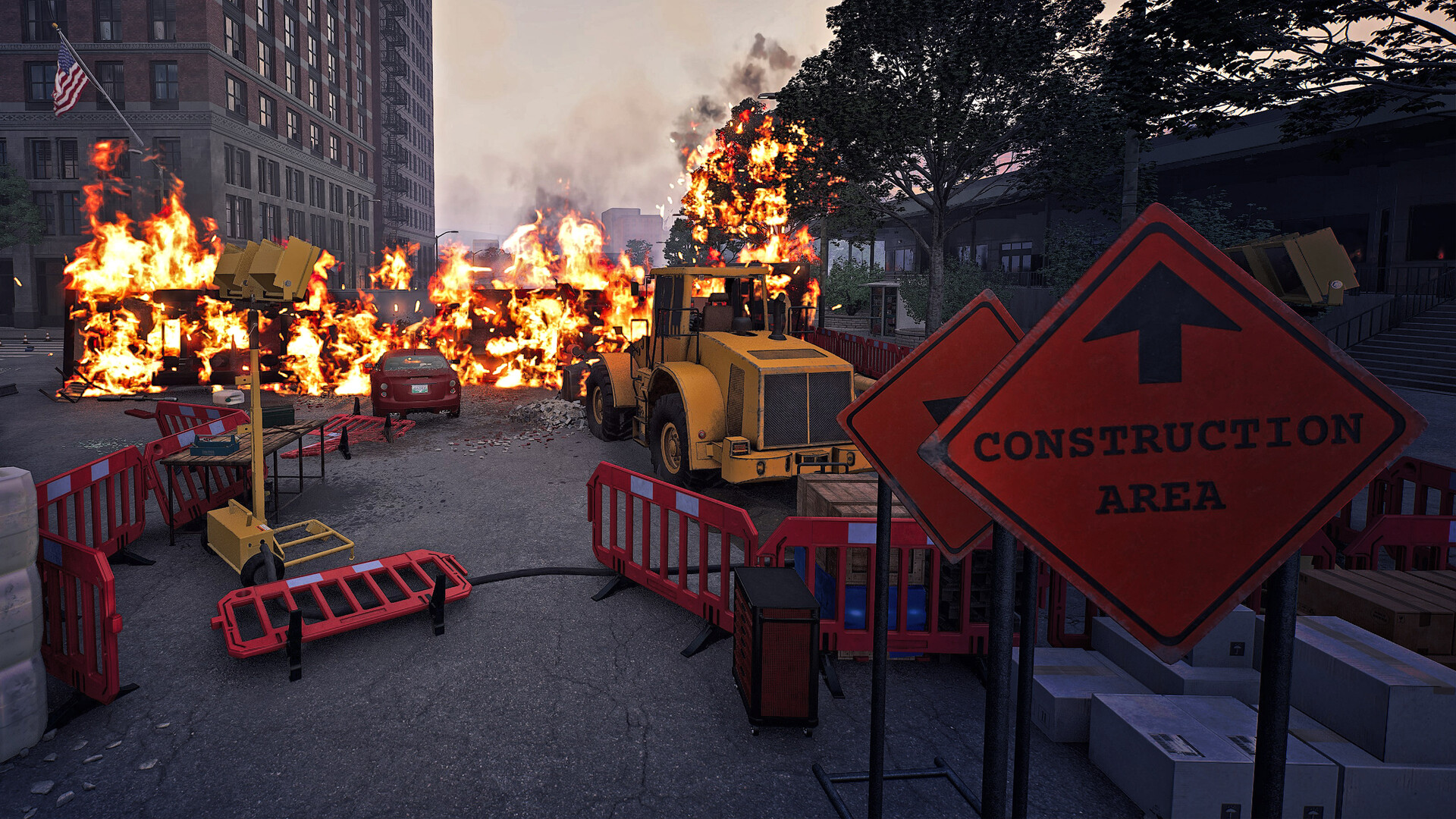 Firefighting Simulator Ignite Motor Vehicle Accident gameplay screenshot 1