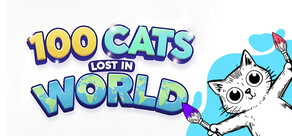 100 Cats Lost In World Find & Color