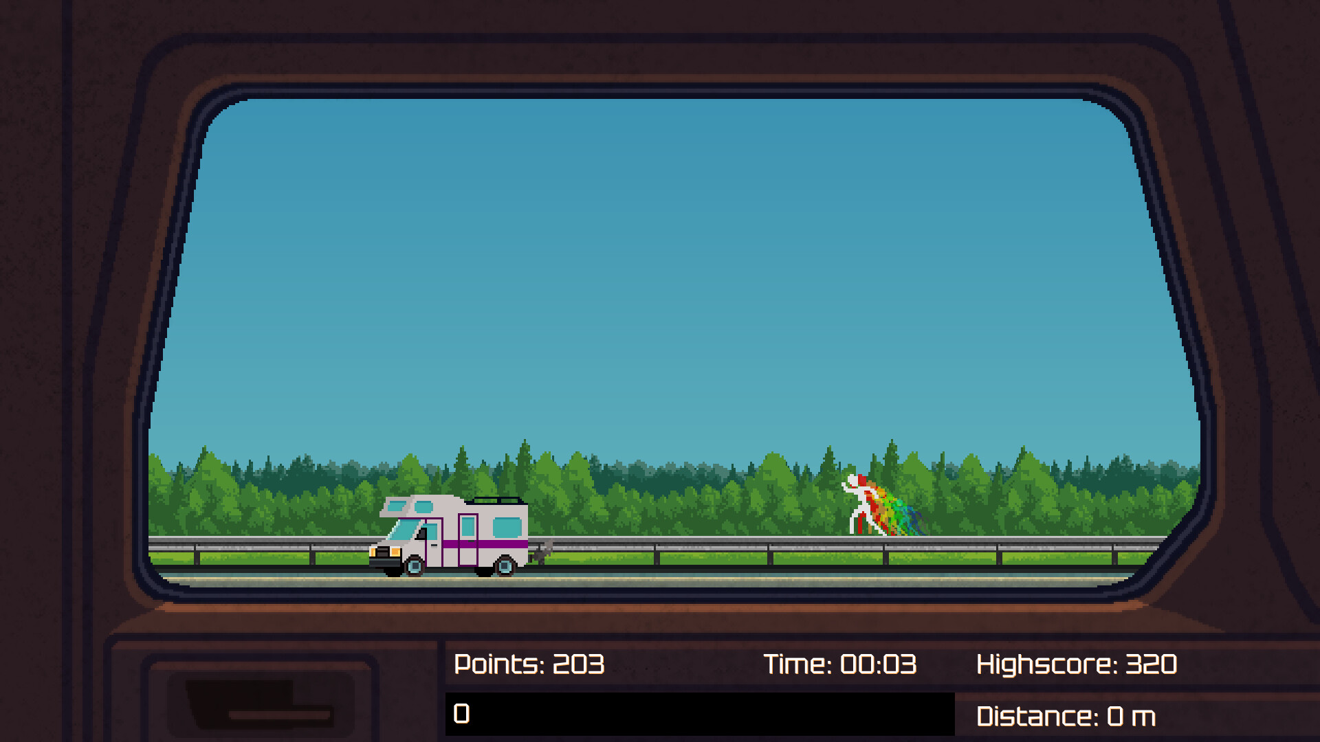 Highway Hopper - Rainbow screenshot 1