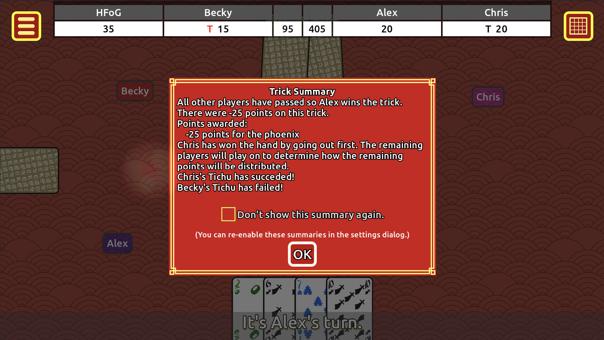 Tichu screenshot 4