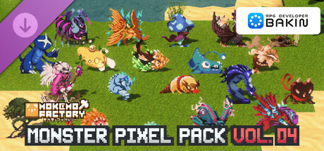 RPG Developer Bakin Mokemo Factory MONSTER PIXEL PACK Vol.4
