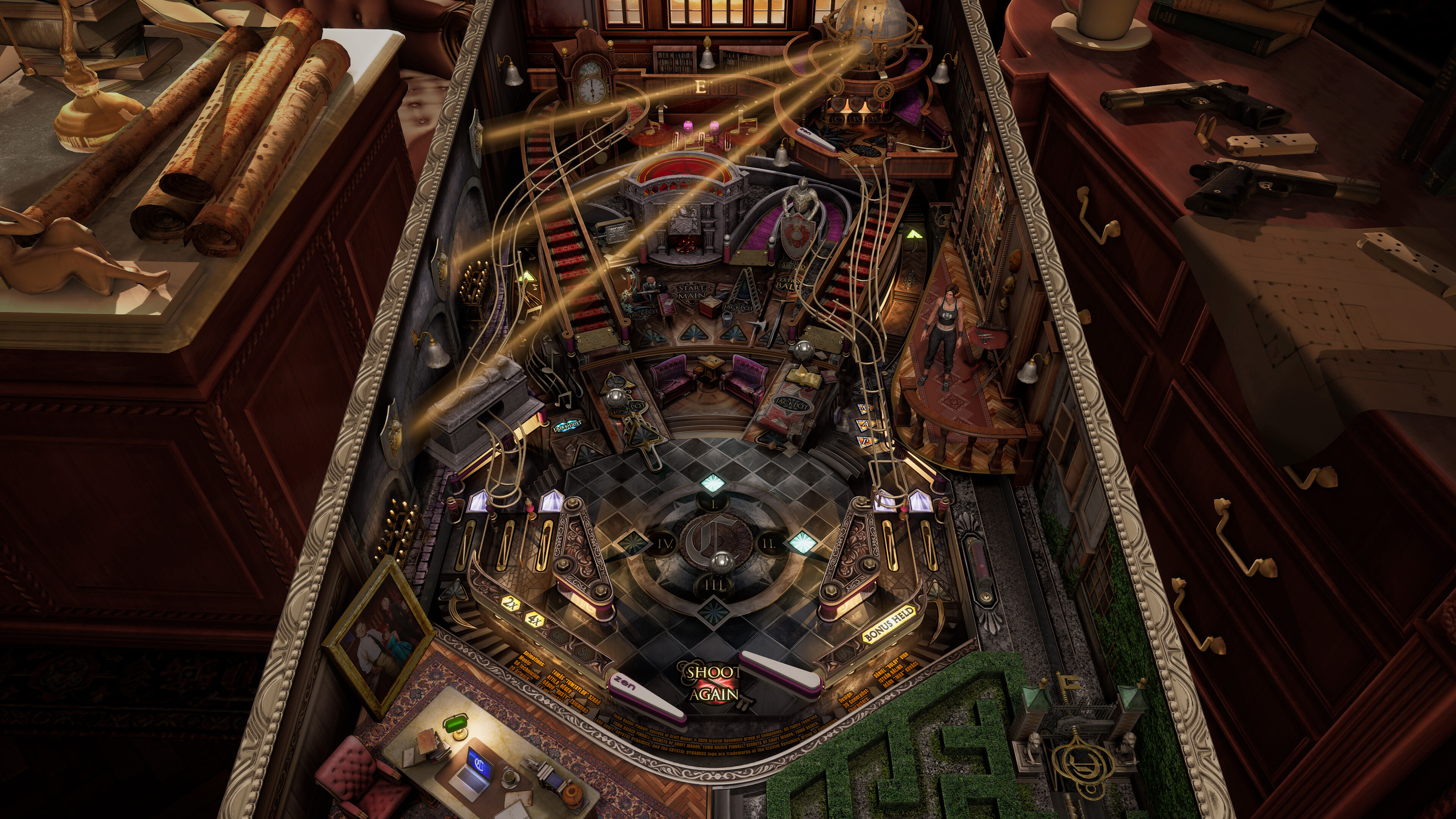 Pinball FX - Tomb Raider Pinball screenshot 1